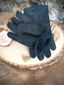 Follkee Mens Leather Gloves Wool Lined Black Quality Warm and Handmade